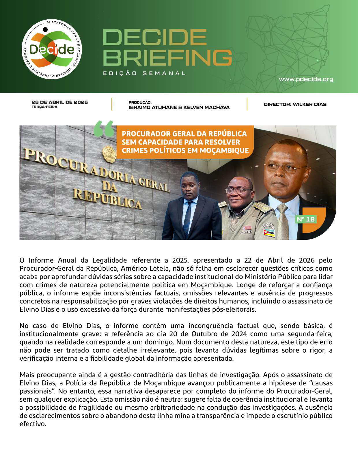 PROCURADOR DA REPUBLICA Ed. 18 PT